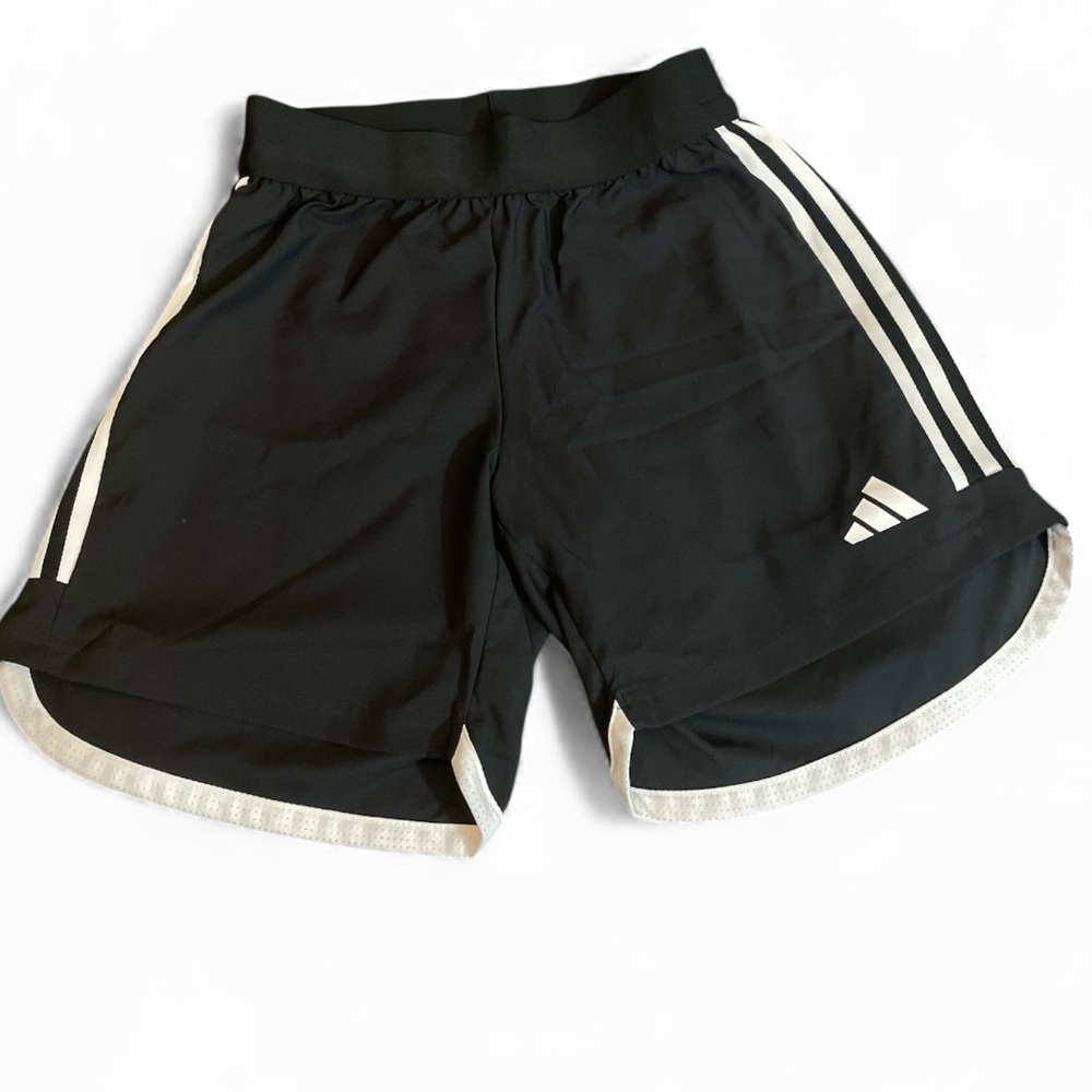 X1- Women’s Small Sm Adidas Black Shorts with White Accents